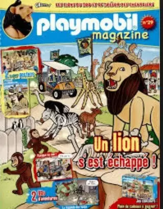 Playmobil Magazine - Un lion s\'est échappé !