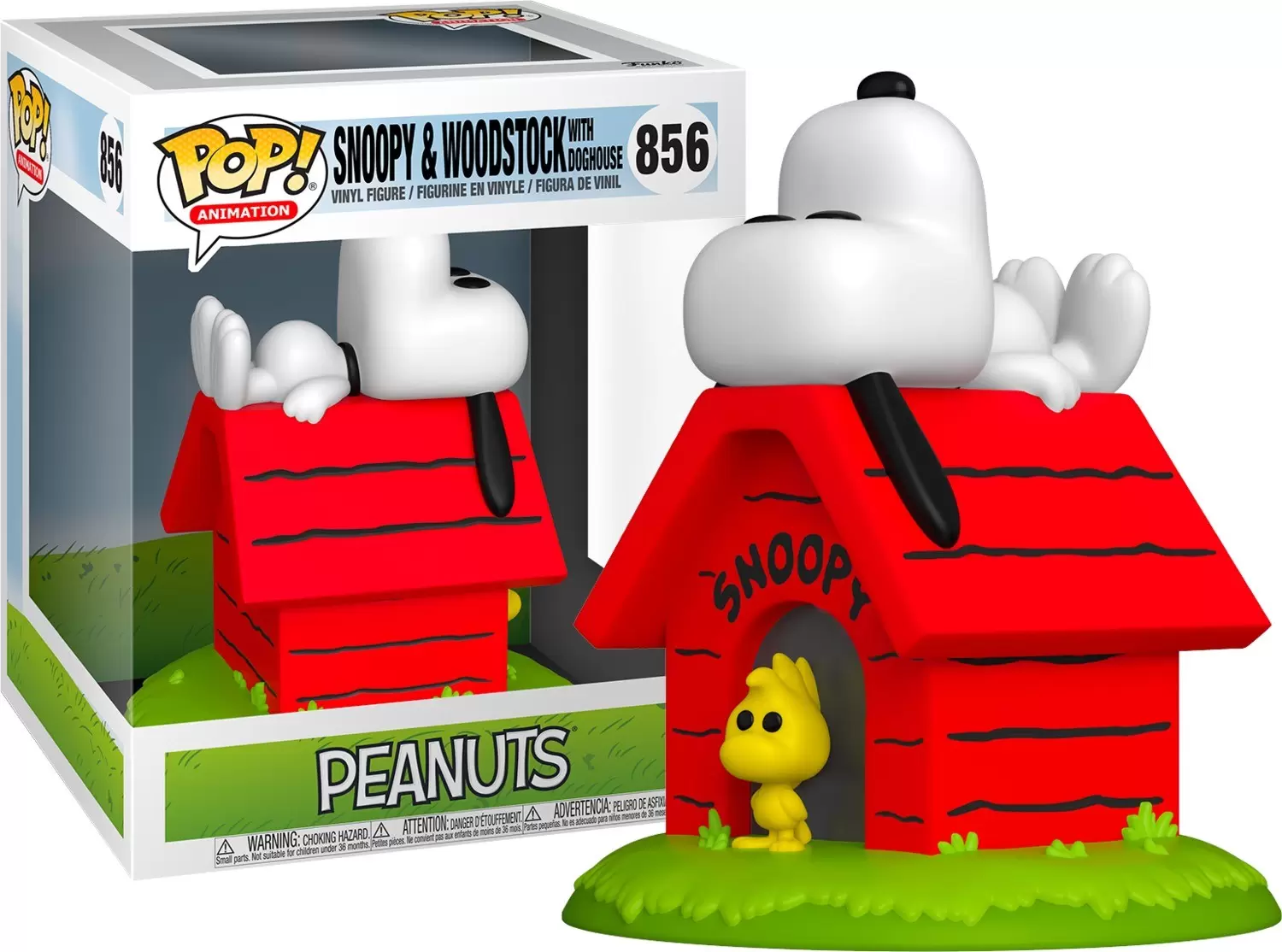 POP! Animation - Peanuts - Snoopy & Woodstock with Doghouse Deluxe