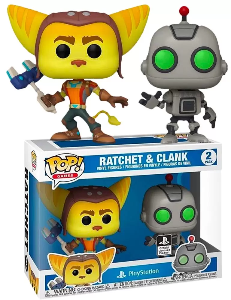 POP! Games - Ratchet & Clank - Ratchet & Clank 2 Pack