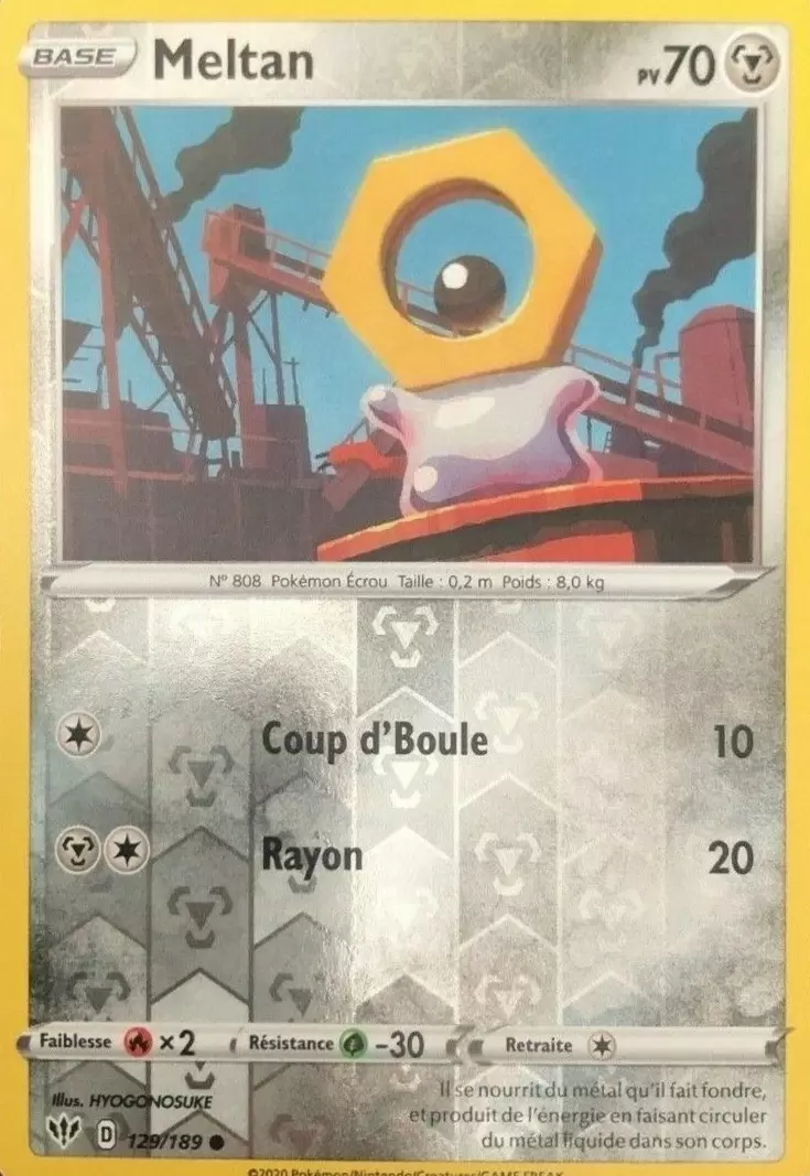 Ténèbres Embrasées - Meltan Reverse