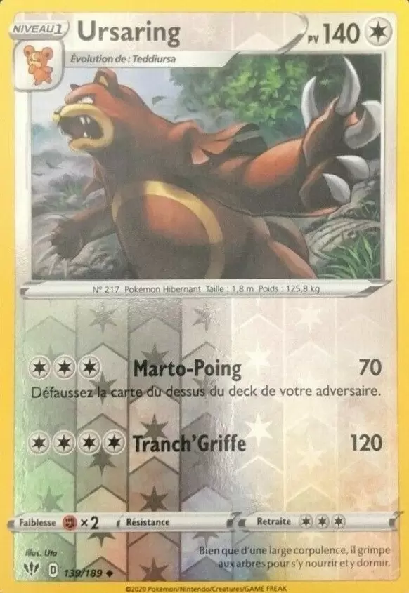 Ténèbres Embrasées - Ursaring Reverse