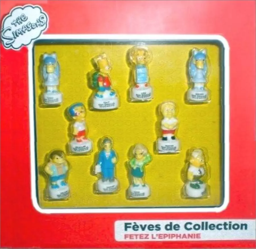 Fèves - Les Simpson à l\'école - Coffret 9 Fèves + 1 HS