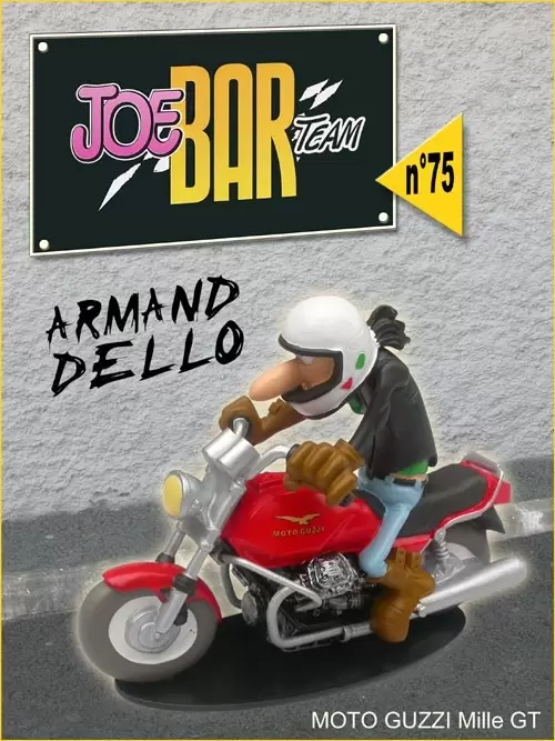 Figurines Joe Bar Team Série 1 - Armand DELLO sur sa moto GUZZI MILLE GT