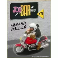 Armand DELLO sur sa moto GUZZI MILLE GT