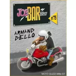 Armand DELLO sur sa moto GUZZI MILLE GT