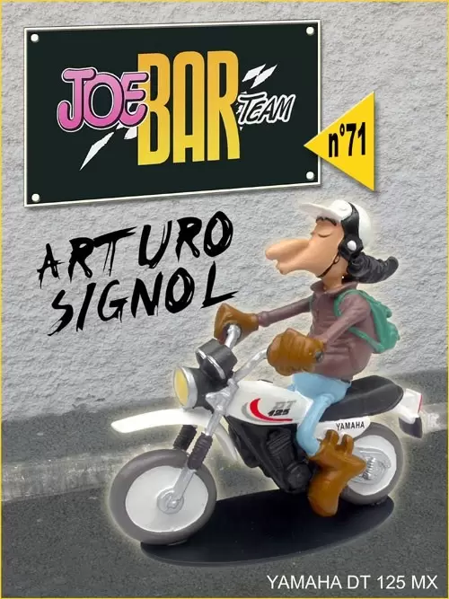 Figurines Joe Bar Team Série 1 - Arturo SIGNOL sur sa YAMAHA DT 125 MX