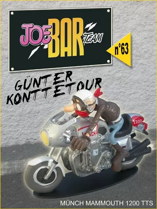 Figurines Joe Bar Team Série 1 - Günter KONTTETOUR sur sa MÜNCH MAMMOUTH 1200 TTS