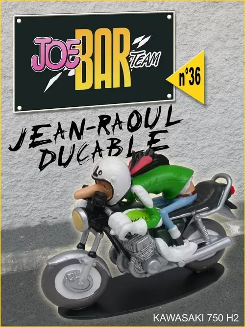 Figurines Joe Bar Team Série 1 - Jean-Raoul DUCABLE sur sa KAWASAKI 750 H2