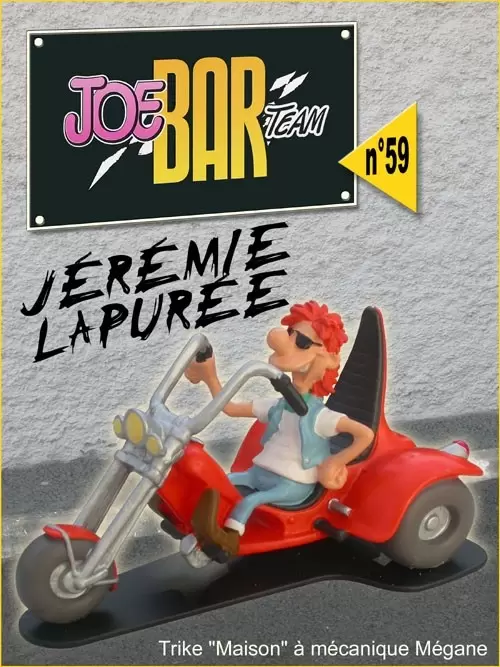 Figurines Joe Bar Team Série 1 - Jérémie LAPUREE et son TRIKE MAISON
