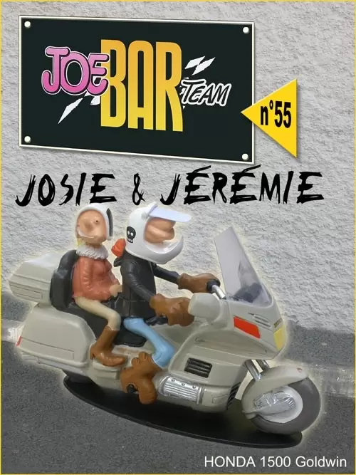 Figurines Joe Bar Team Série 1 - Josie et Jeremie sur leur HONDA 1500 GOLDWING de 1993