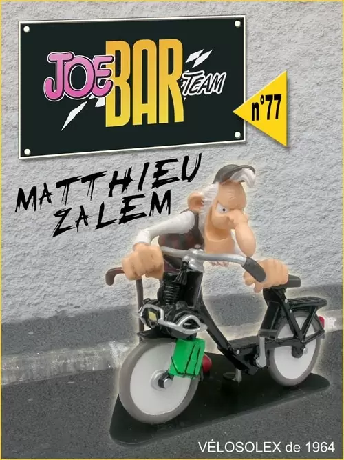 Figurines Joe Bar Team Série 1 - Mathieu ZALEM et son VELOSOLEX