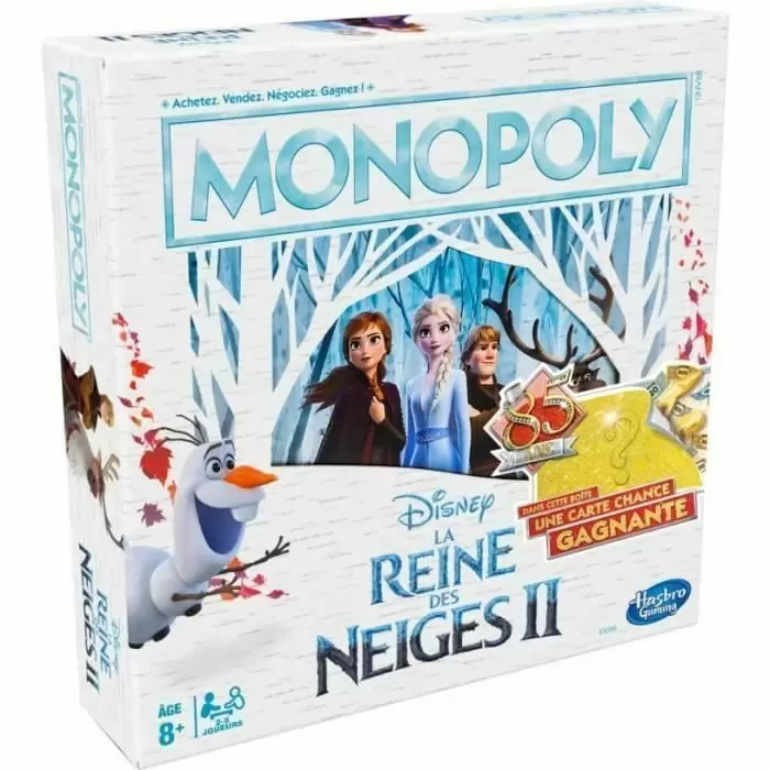 Monopoly Kids - Monopoly Disney La Reine des Neiges 2 (85 ans)