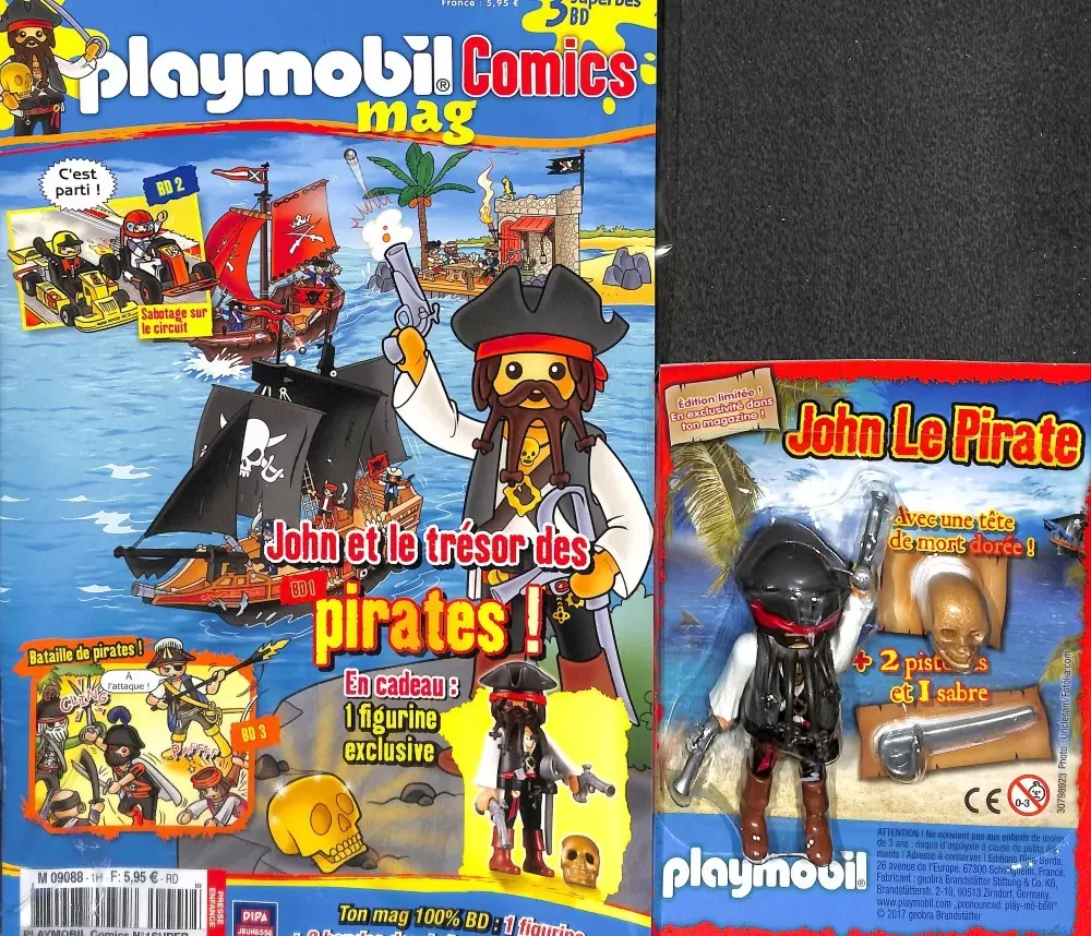 Playmobil Comics Mag - John et le trésor des pirates
