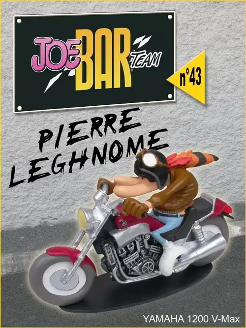 Figurines Joe Bar Team Série 1 - Pierre LEGHNOME et sa YAMAHA 1200 V-max