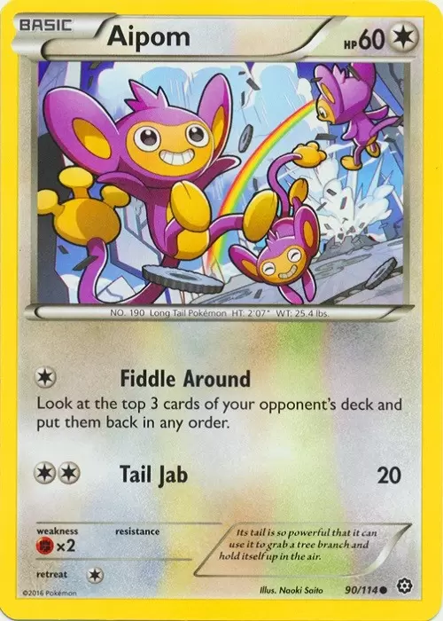 XY Steam Siege - Aipom