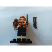 Ginny Weasley with chocolate sundae