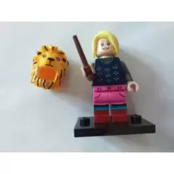 Luna Lovegood with Gryffindor headdress