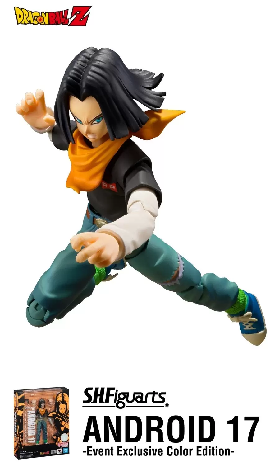 S.H. Figuarts Dragonball - C17 / Android 17 SDCC 2020