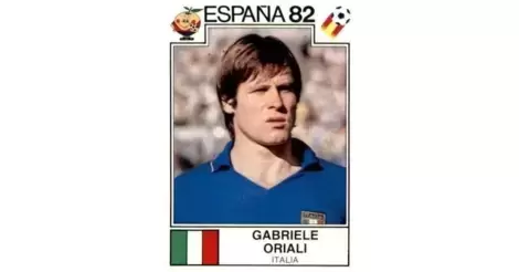 Gabriele ORIALI Italien/Italy/Italia Panini WM 1982 sehr rar 
