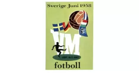 C350 Sverige Juni 1958 #13 World Cup Story Panini Sticker 