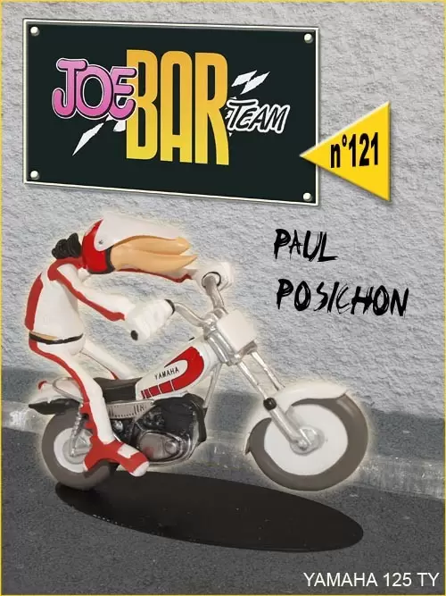 Figurines Joe Bar Team Série 1 - Paul POSICHON et sa YAMAHA 125 TY