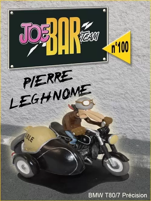 Figurines Joe Bar Team Série 1 - Pierre LEGHNÔME et sa BMW R80/7 attelée précision