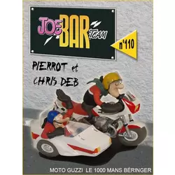 Pierrot et Chris DEB... sur leur moto GUZZI 1000 Le Mans Beringer