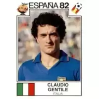 Claudio Gentile (Italia) - WC 1982