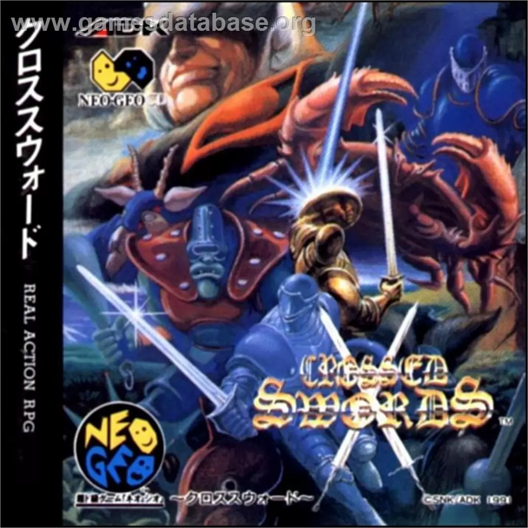 Crossed Swords AES Alpha SNK Neogeo Box From Japan