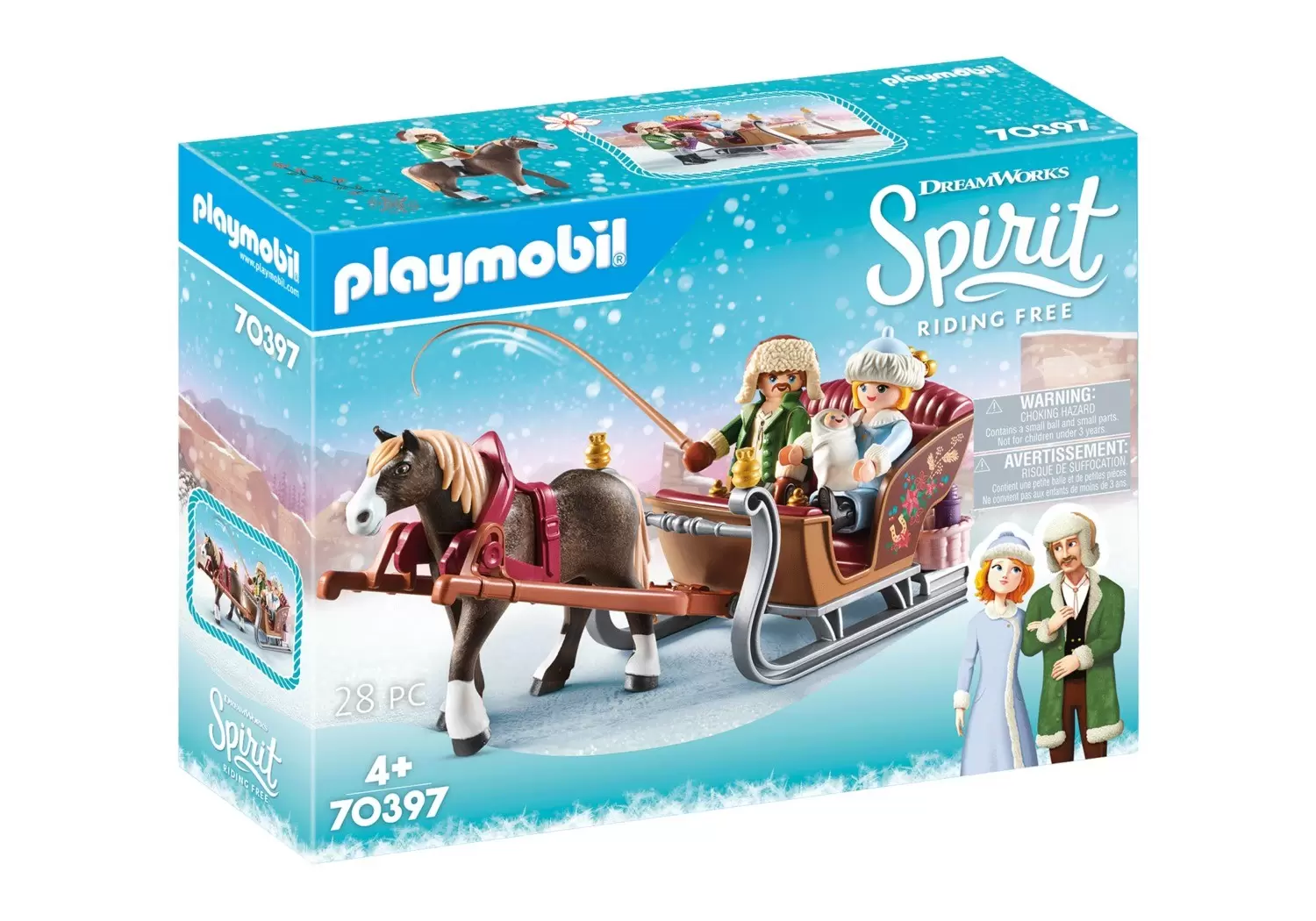 Playmobil Spirit Dreamworks - Winter Sleigh Ride