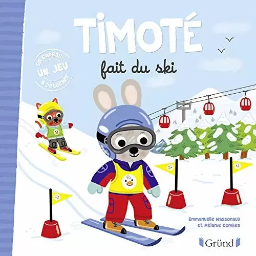 Timoté - Timoté fait du ski