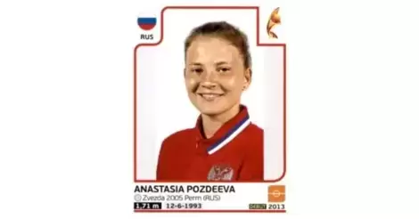 Margarita Chernomyrdina Sticker 169 Russland Frauen EM2017
