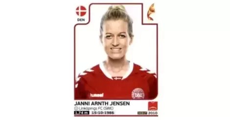 Dänemark Janni Arnth Jensen Frauen EM2017 Sticker 60 