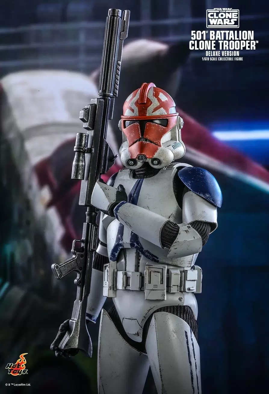 TV Masterpiece (TMS) - Star Wars: The Clone Wars - 501st Battalion Clone Trooper (Deluxe Version)