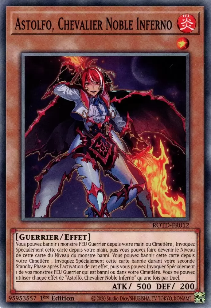 L\'Ascension du Duelliste ROTD - Astolfo, Chevalier Noble Inferno
