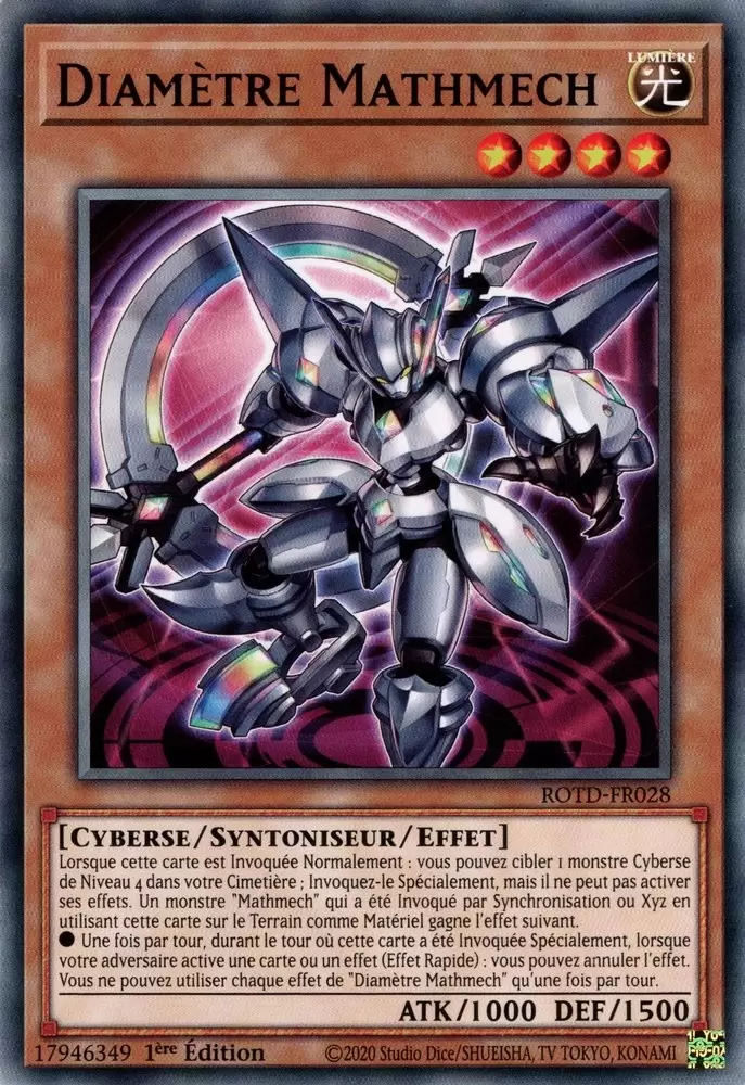 L\'Ascension du Duelliste ROTD - Diamètre Mathmech