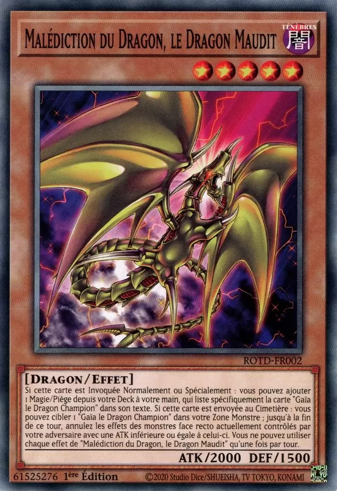 L\'Ascension du Duelliste ROTD - Malédiction du Dragon, le Dragon Maudit