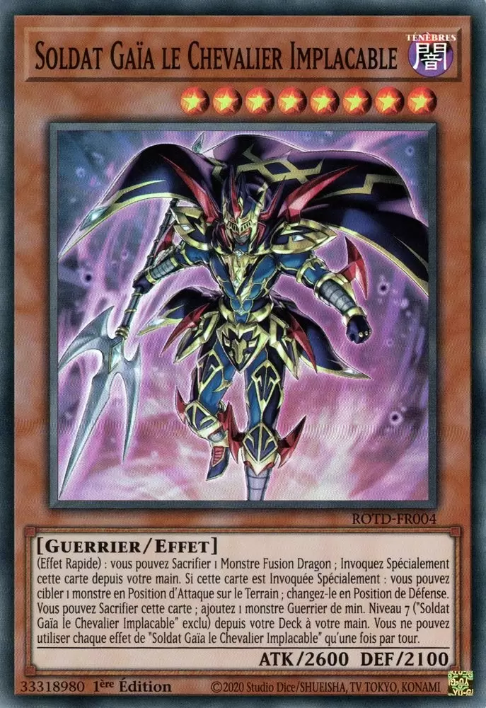 L\'Ascension du Duelliste ROTD - Soldat Gaïa le Chevalier Implacable
