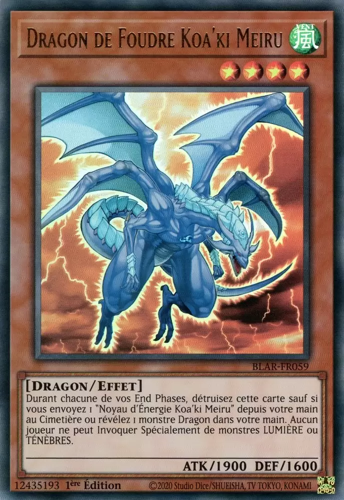 Batailles De Légende - Armageddon BLAR - Dragon de Foudre Koa\'ki Meiru