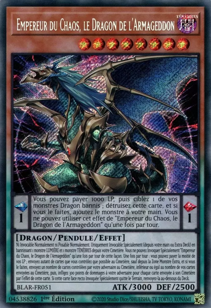 Batailles De Légende - Armageddon BLAR - Empereur du Chaos, le Dragon de l\'Armageddon