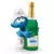 Smurf with bottle of champagne
