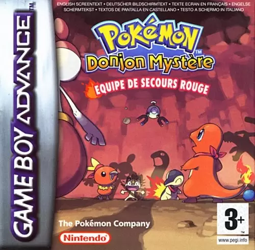 Game Boy Advance Games - Pokémon Donjon Mystère : Équipe de secours rouge