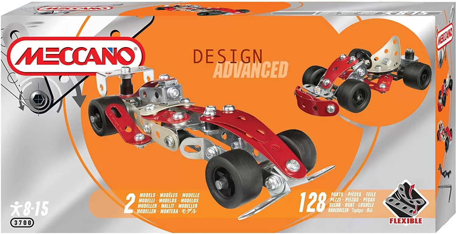 Meccano - Design Advanced coffret 2 modèles voiture