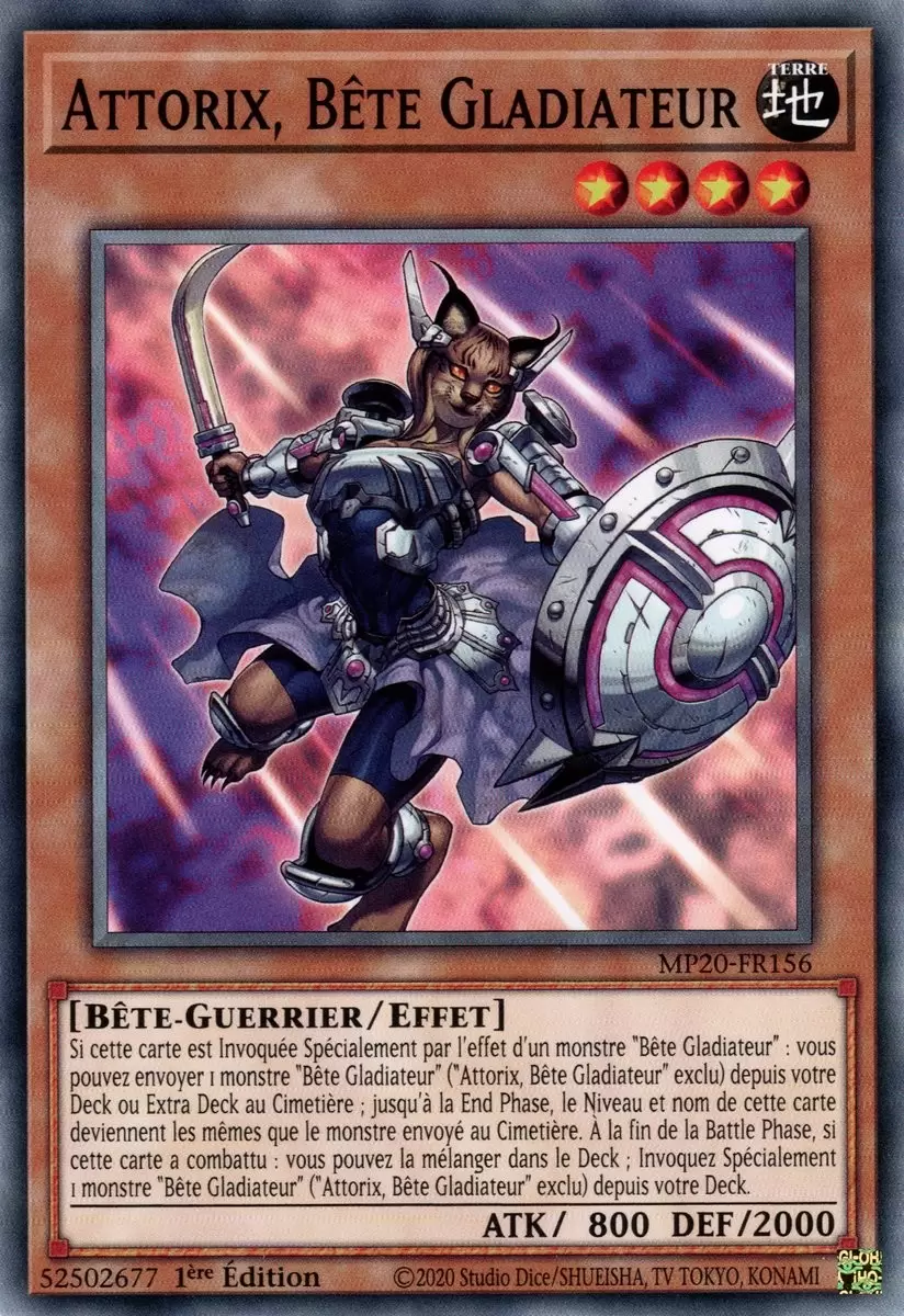 Mega Tins 2020 : Mémoires Perdues MP20 - Attorix, Bête Gladiateur