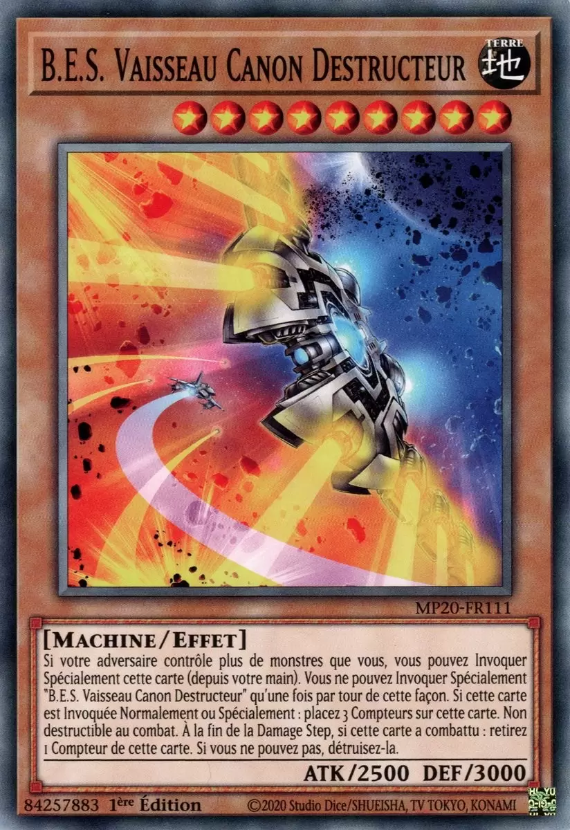Mega Tins 2020 : Mémoires Perdues MP20 - B.E.S. Vaisseau Canon Destructeur