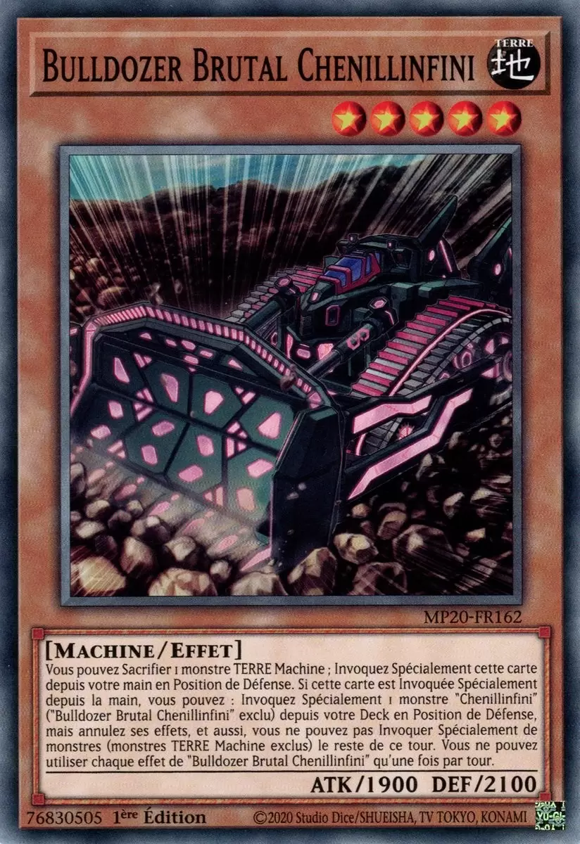 Mega Tins 2020 : Mémoires Perdues MP20 - Bulldozer Brutal Chenillinfini