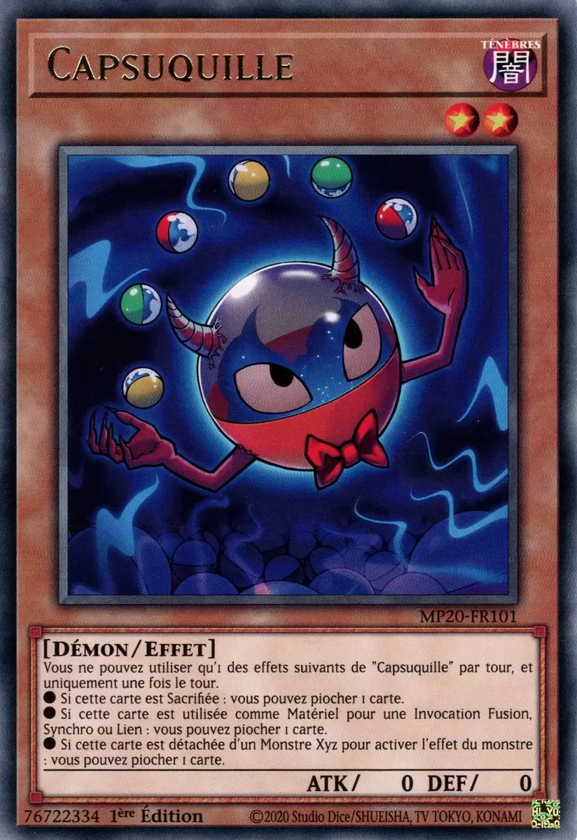 Mega Tins 2020 : Mémoires Perdues MP20 - Capsuquille