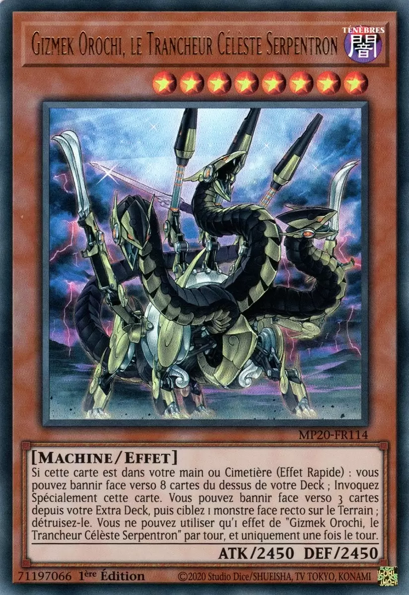 Mega Tins 2020 : Mémoires Perdues MP20 - Gizmek Orochi, le Trancheur Célèste Serpentron