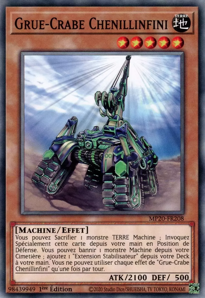 Mega Tins 2020 : Mémoires Perdues MP20 - Grue-Crabe Chenillinfini
