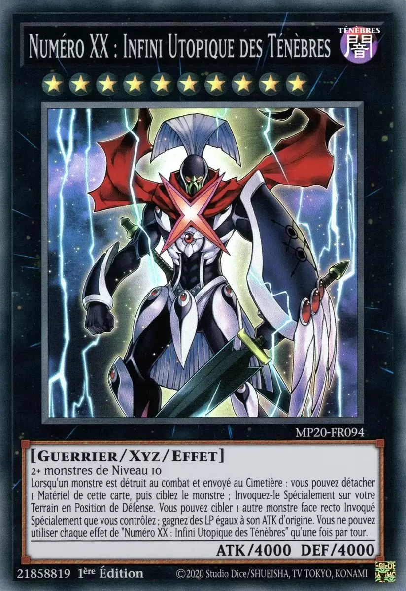 Mega Tins 2020 : Mémoires Perdues MP20 - Numéro XX : Infini Utopique des Ténèbres